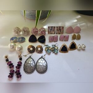 Vintage Earrings Earring Lot Bundle